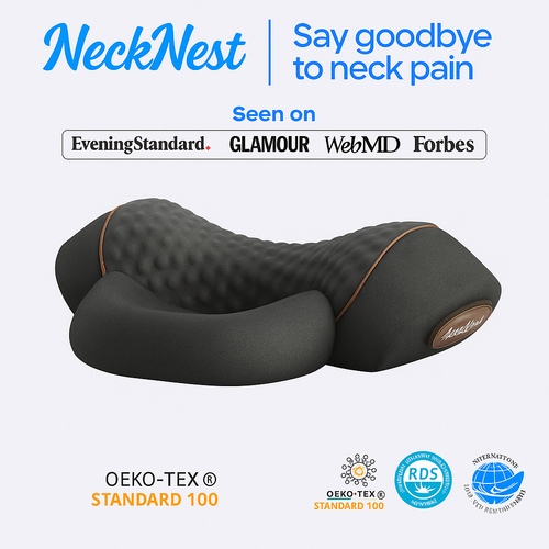 NeckNest® 3 In 1 Neck Massage Pillow
